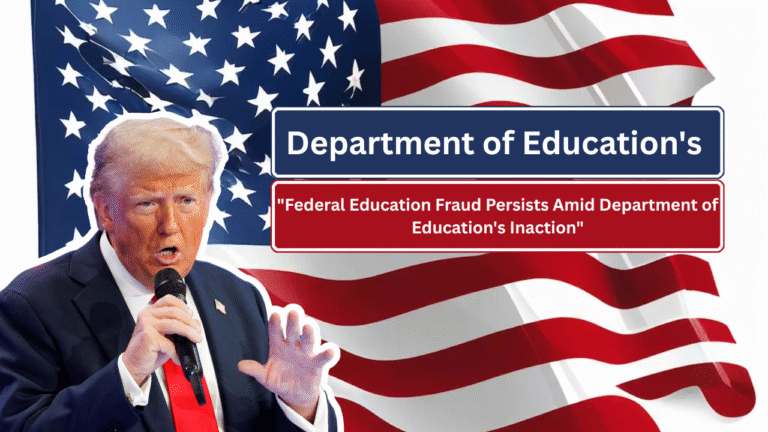 "Federal Education Fraud Persists Amid Department of Education's Inaction"