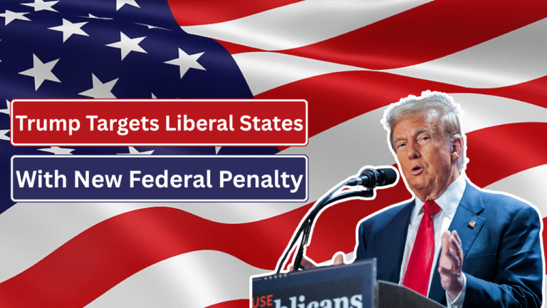 Trump Targets Liberal States With New Federal Penalty