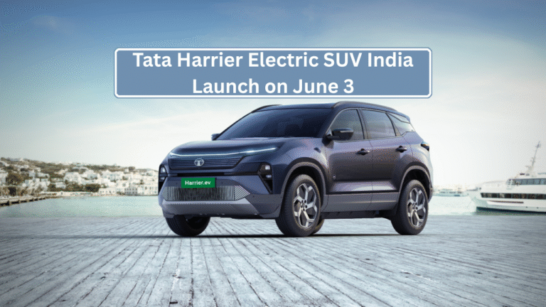 Tata Harrier Electric SUV India Launch on June 3