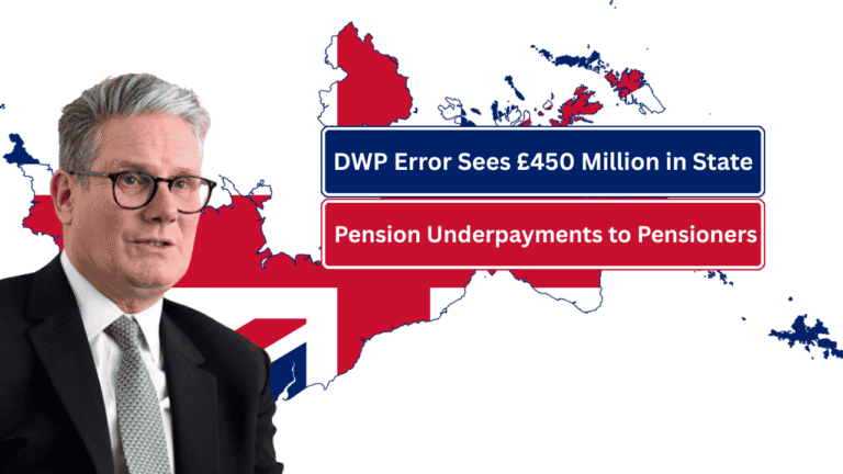 DWP Error Sees £450 Million in State Pension Underpayments to Pensioners