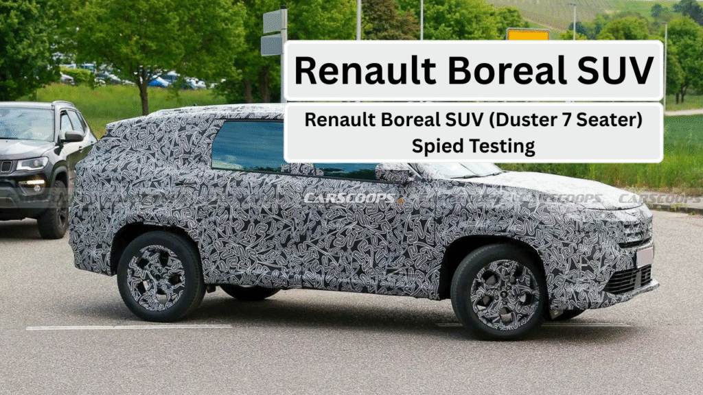 Renault Boreal SUV (Duster 7 Seater) Spied Testing Copyright (C) 'RUSH LANE' Read more at... https://www.rushlane.com/renault-boreal-suv-duster-7-seater-spied-12522929.html .