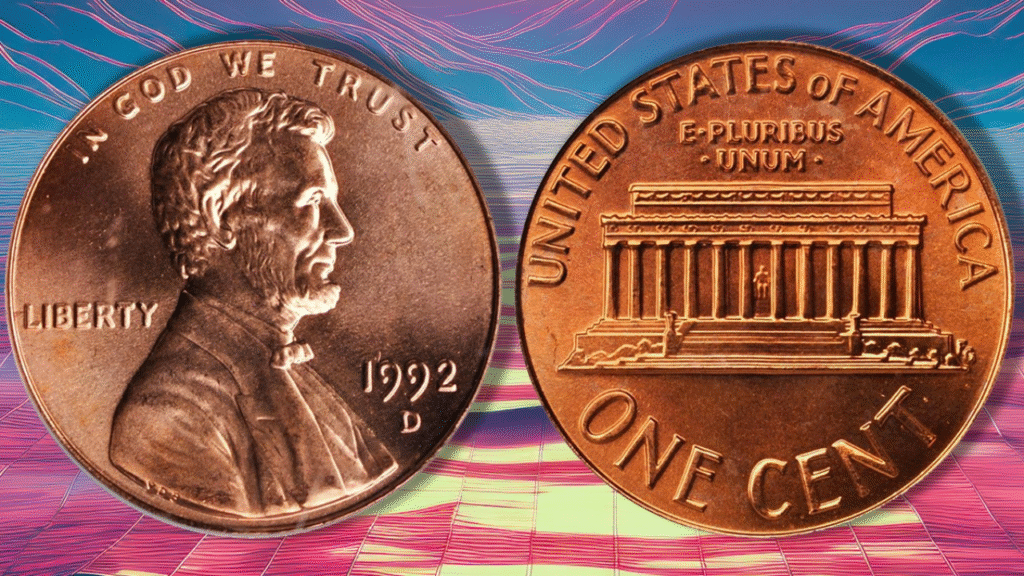 1992 Close AM Lincoln Cent