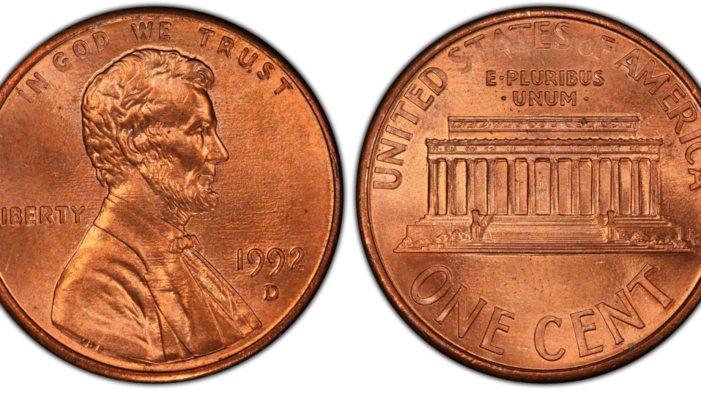 1992-D Close AM Lincoln Cent